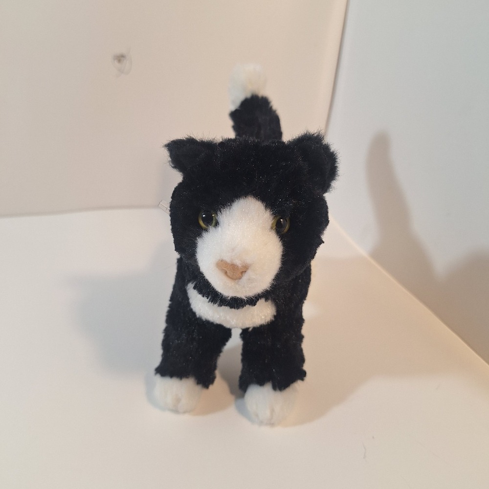 Douglas The Cuddle Tuxedo Black & White Cat Plush Stuffed Animal